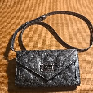 G by Guess Shimmering Black Crossbody Bag
